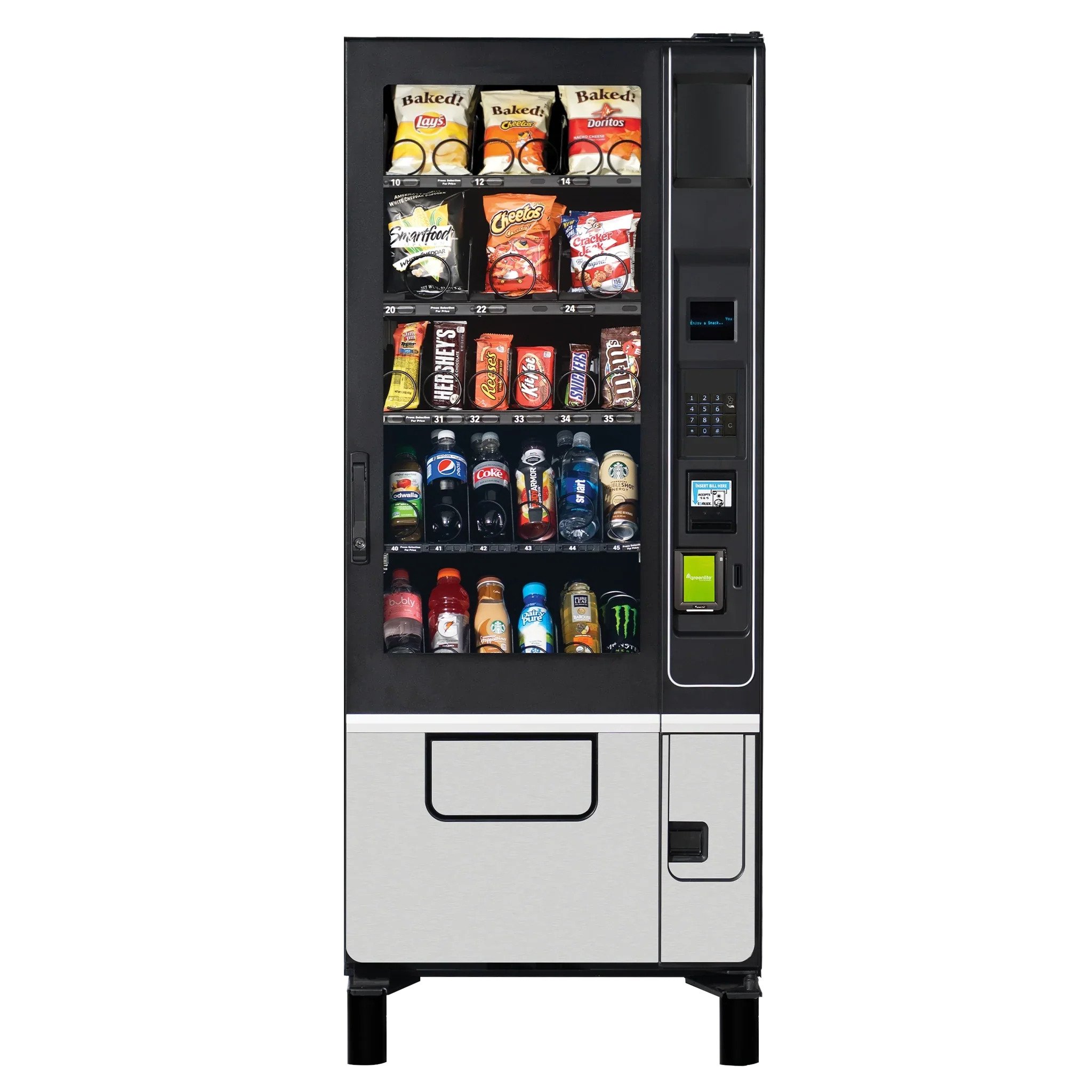 combo snack and drink machine 24 items