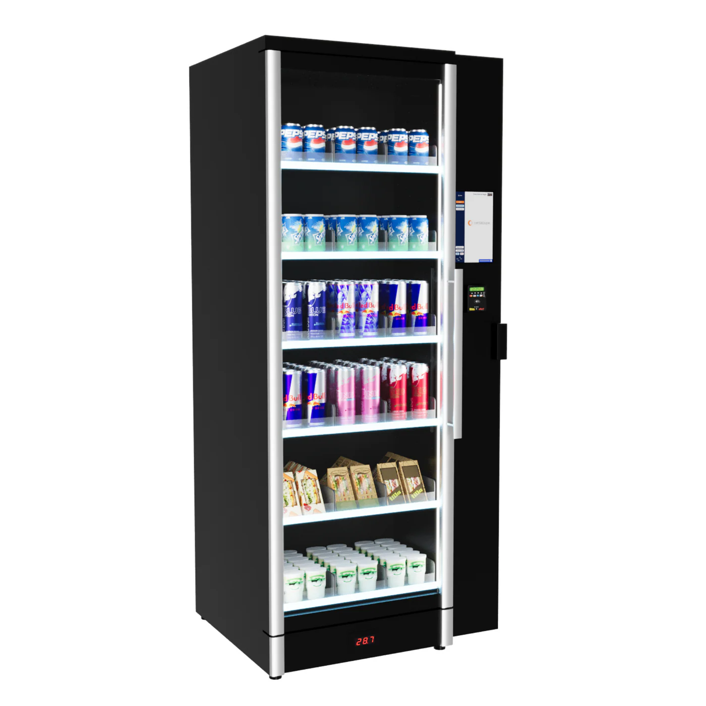 micro market cooler small